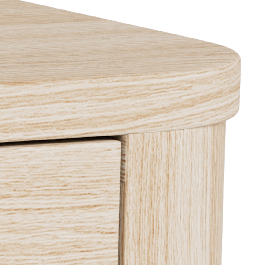 Нощно шкафче MADERA 46x30 cm в цвят бял дъб