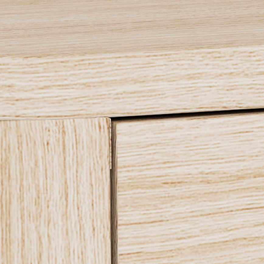 Нощно шкафче MADERA 46x30 cm в цвят бял дъб