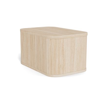 Нощно шкафче MADERA 46x30 cm в цвят бял дъб