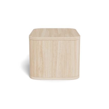 Нощно шкафче MADERA 46x30 cm в цвят бял дъб