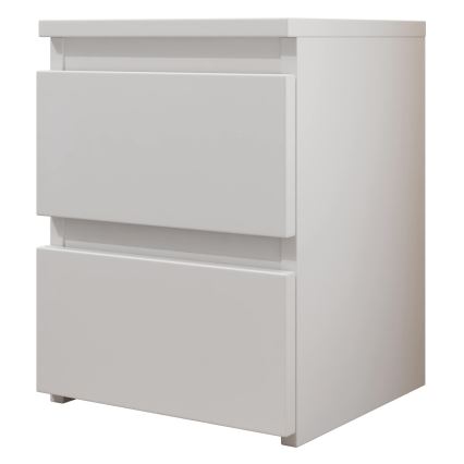 Нощно шкафче MALWA 40x30 см бял гланц