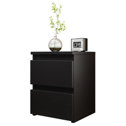 Нощно шкафче MALWA 40x40 см матов черен