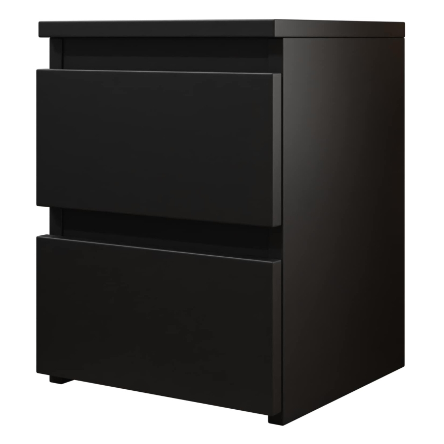 Нощно шкафче MALWA 40x40 см матов черен