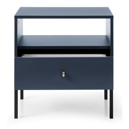 Нощно шкафче MONO 56x54 см син