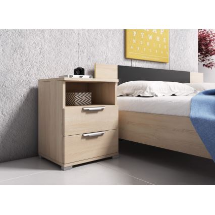 Нощно шкафче NED дъб сонома