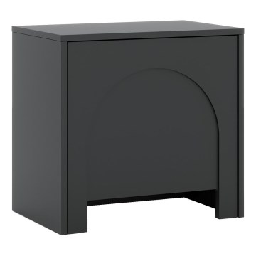 Нощно шкафче NIO в цвят антрацит