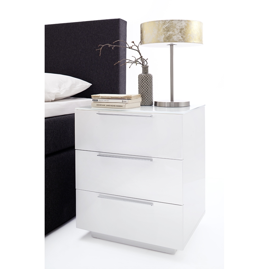 Нощно шкафче ROCKY XXL бяло