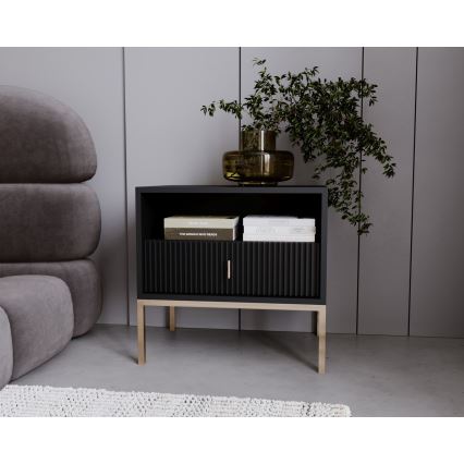 Нощно шкафче SUE черно