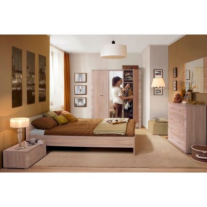 Нощно шкафче THEMO 29x63 см дъб сонома