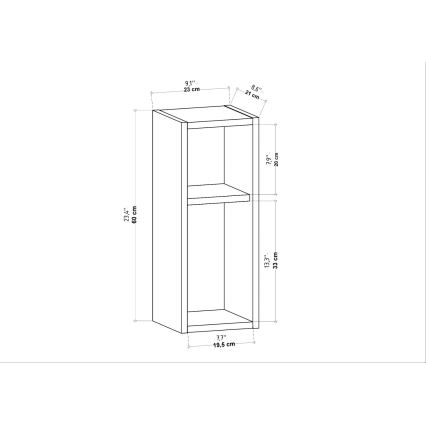 Нощно шкафче TILMO антрацит