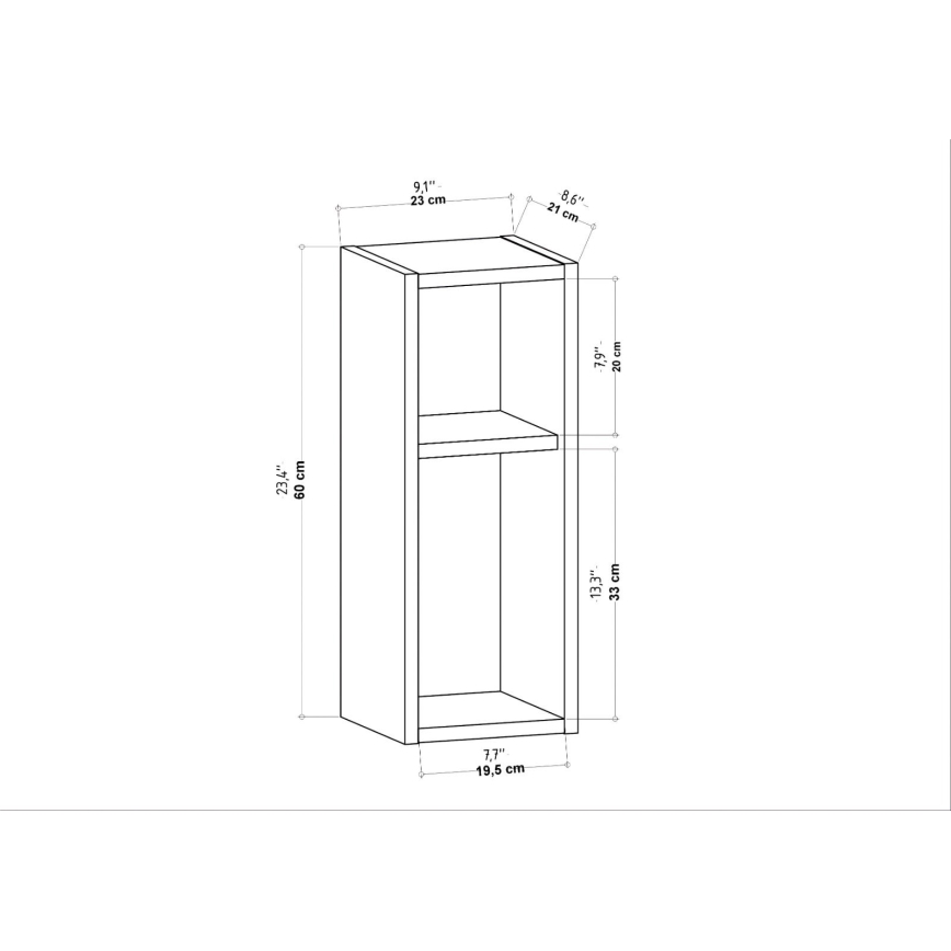 Нощно шкафче TILMO антрацит