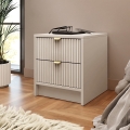Нощно шкафче TIRENO 35x40 см бежово