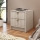 Нощно шкафче TIRENO 35x40 см бежово