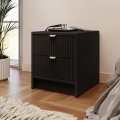 Нощно шкафче TIRENO 35x40 см черно