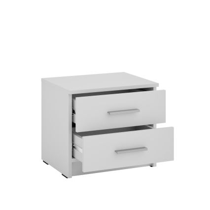 Нощно шкафче TOD бяло