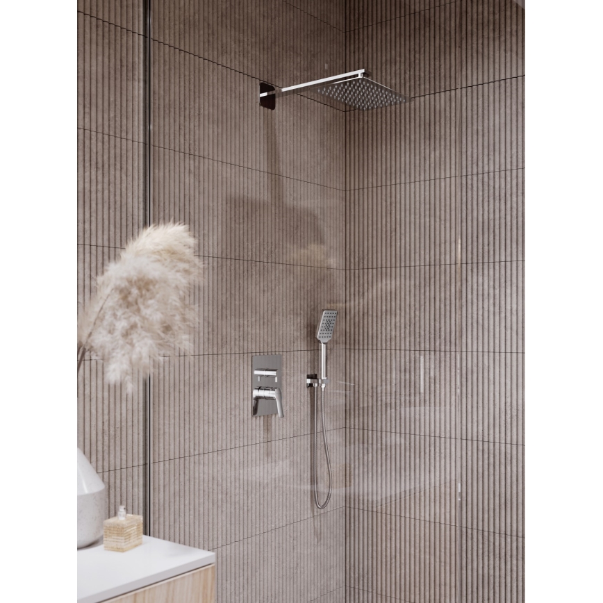 Novaservis - Душ к-кт със скрит кран METALIA ECO лъскав хром