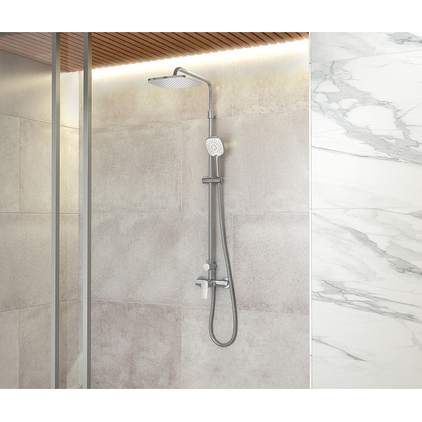 Novaservis - Душ комплект с кранче METALIA ECO лъскав хром