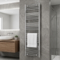 Novaservis - Радиатор-стълба за баня 423W/230V 160x45 cm лъскав хром прав