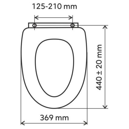 Novaservis - Тоалетна седалка SoftClose дуропласт/черна
