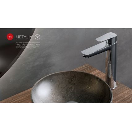 Novaservis - Кран за мивка METALIA ECO 25,7 см лъскав хром