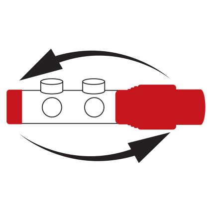 Novaservis - Ъглов комплект за радиатори с централно присъединяване, черен