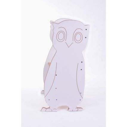 Образователна кула OWL бял/клен
