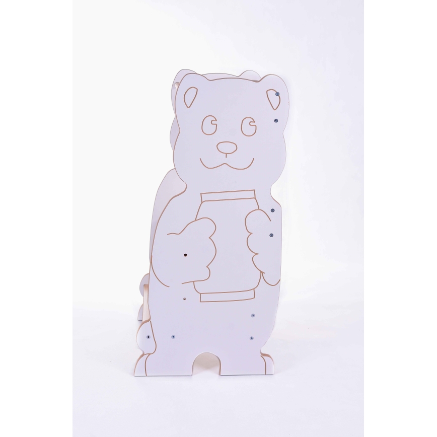 Обучителна кула BEAR бяла/клен
