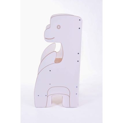 Обучителна кула DINO бяла/клен