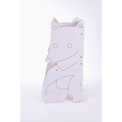 Обучителна кула FOX бяла/клен