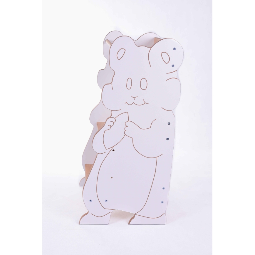 Обучителна кула HAMSTER бяла/клен