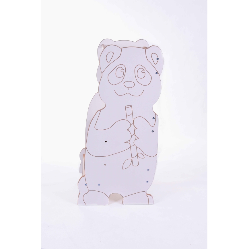 Обучителна кула PANDA бяла/клен