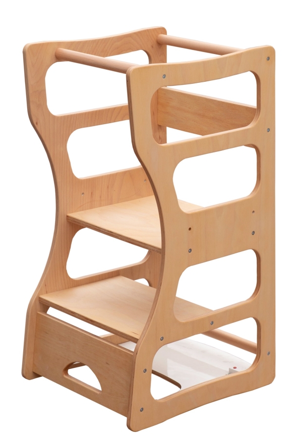 Обучителна кула TWINN 83x45 см кафява