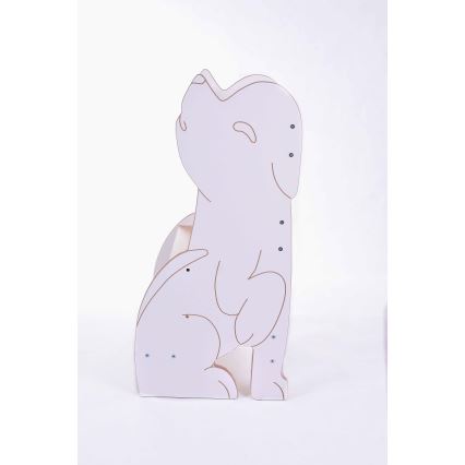 Обучителна кула WOLF бяла/клен