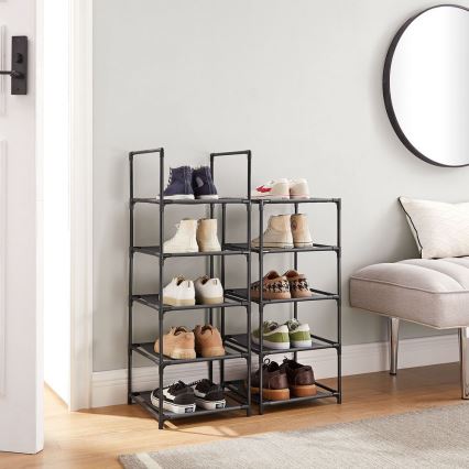 Обувен шкаф ALVORO, черен