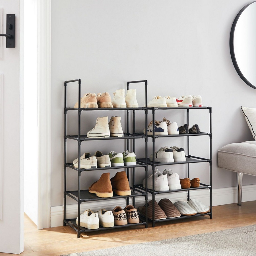 Обувен шкаф ALVORO, черен