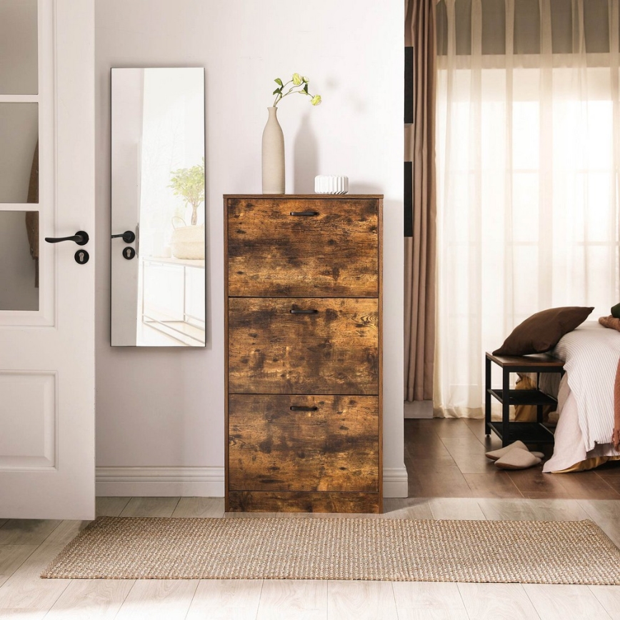 Обувен шкаф FIRA, кафяв