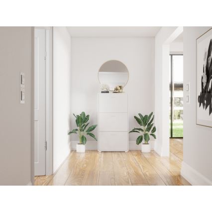 Обувница PIGO бяла