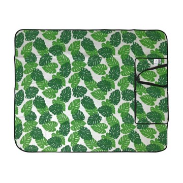 Одеяло за пикник 120 x 150 см, зелено