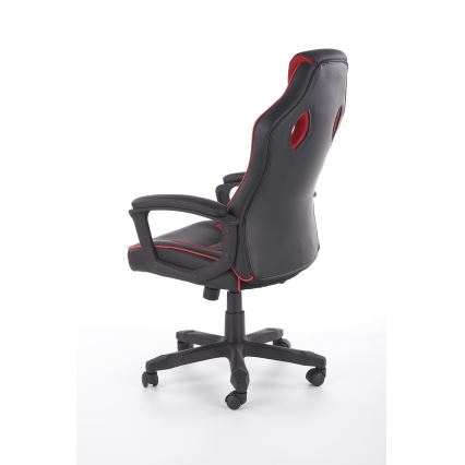 Офисен стол HELO черен/червен