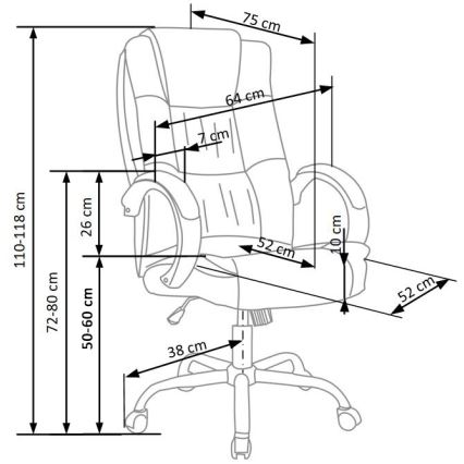 Офисен стол SELO бежов