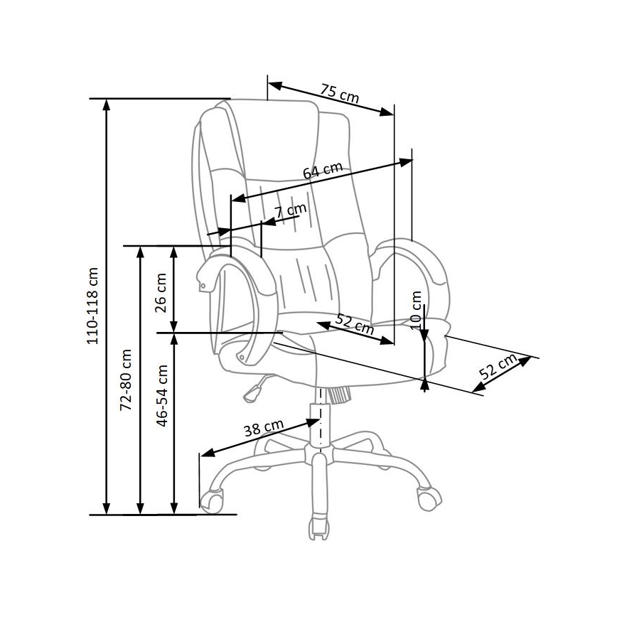 Офисен стол SELO сив