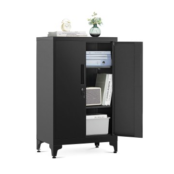 Офисен шкаф KAZE 60x40 см, черен