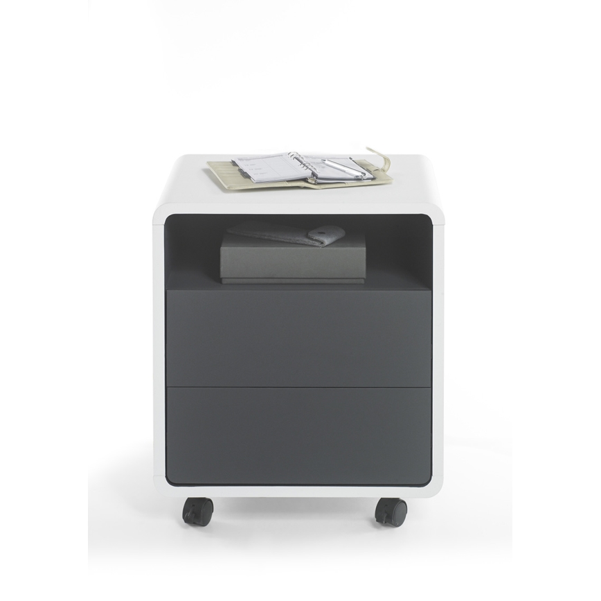 Офисен контейнер TEO, бял/антрацит