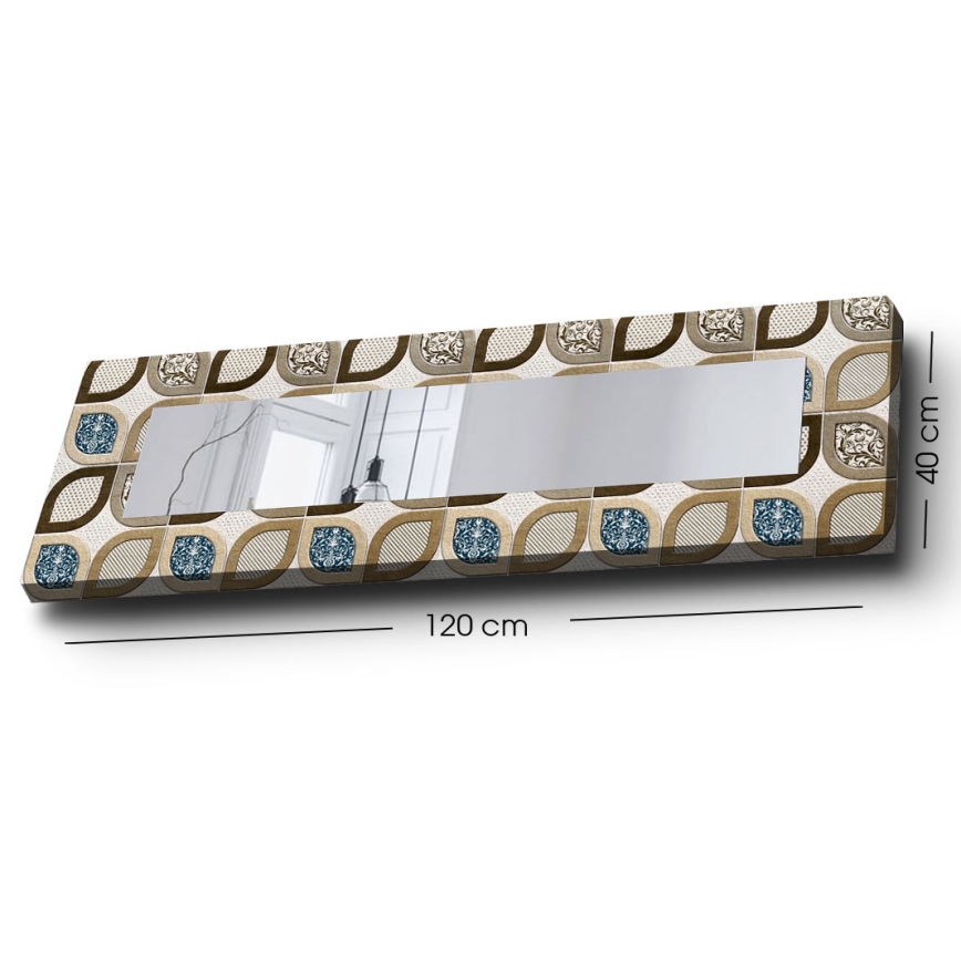 Огледало 120x40 см цветен
