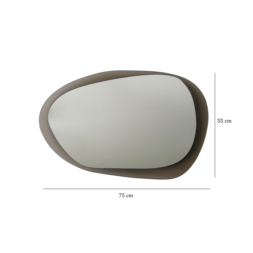 Огледало AQUA 55x75 cм бронз