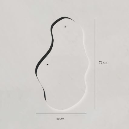 Огледало AYNA 70x40 cм облак