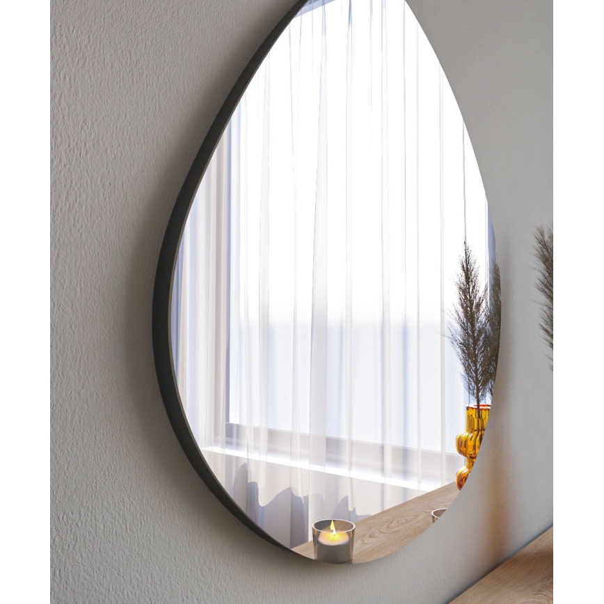 Огледало BESSO 60x60 см черен