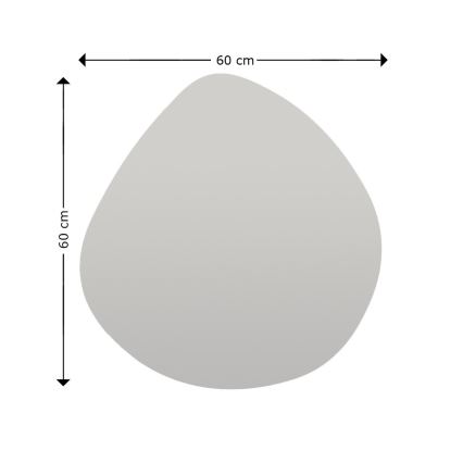 Огледало BESSO 60x60 см черен