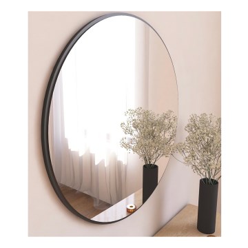 Огледало OZZE Ø 60 см черен
