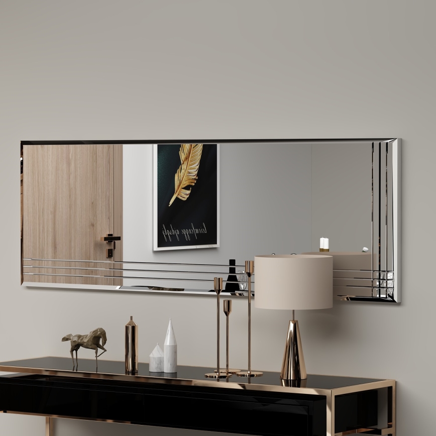 Огледало TRIO 120x40 см лъскав хром